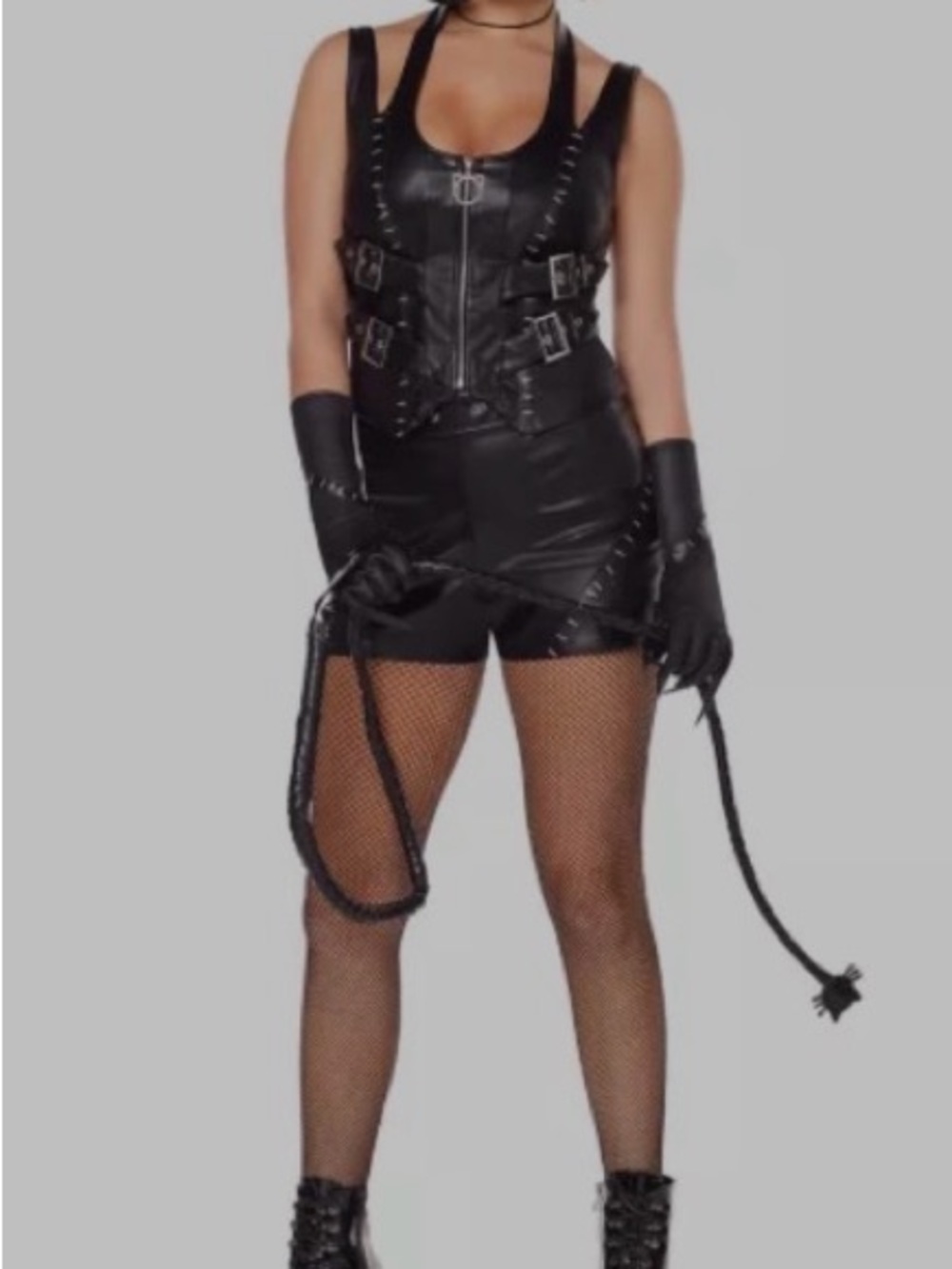Adult Catwoman Corset- DC Villains - Picture 3 of 4